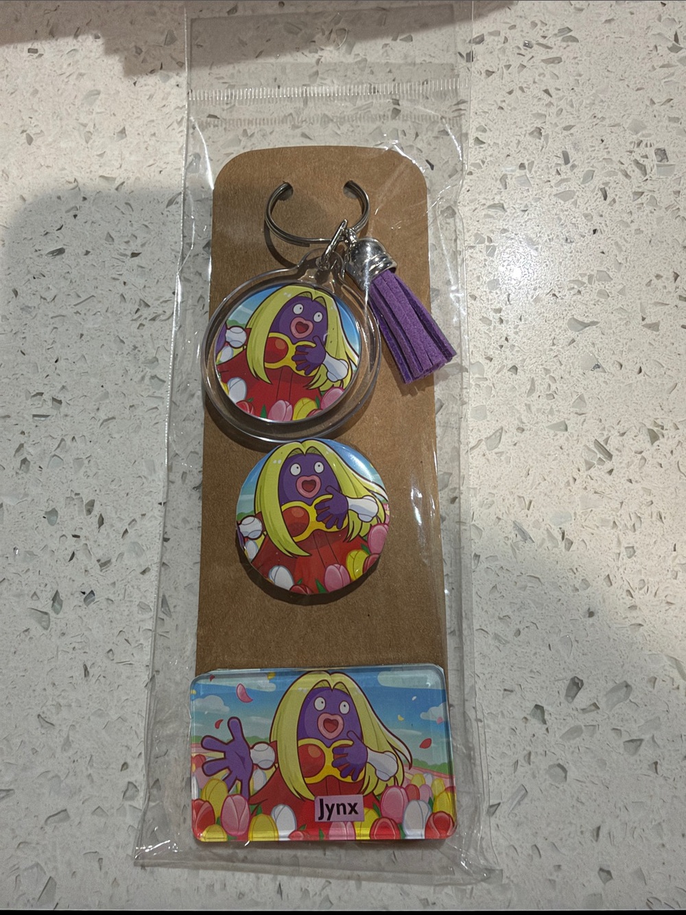 Jynx Character Keychain & Accessory Set - Purple